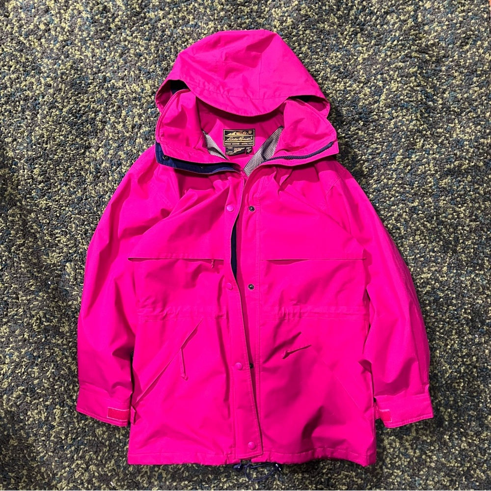 Eddie Bauer Vintage Goretex Fuschia Jacket (women’s S)